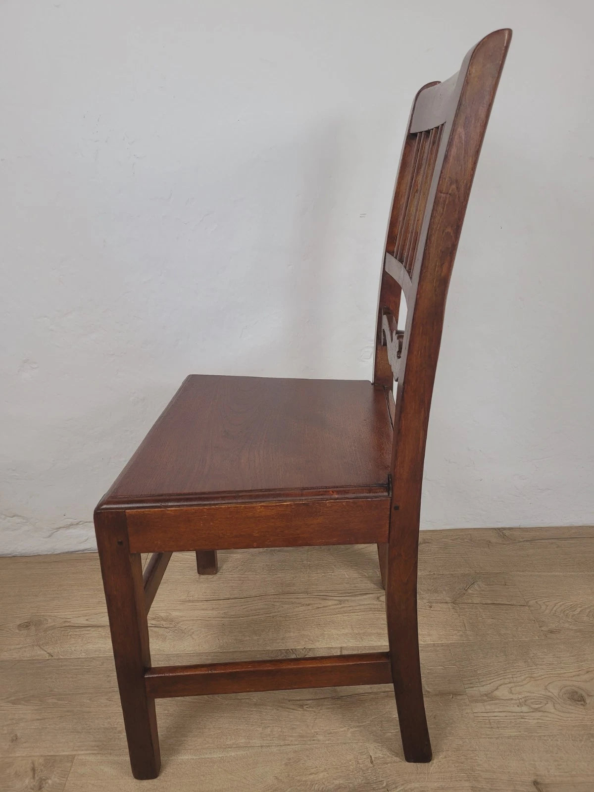 Oak Vintage Kitchen Chair Mid-20th Century 1950's Slat Back Postage Available