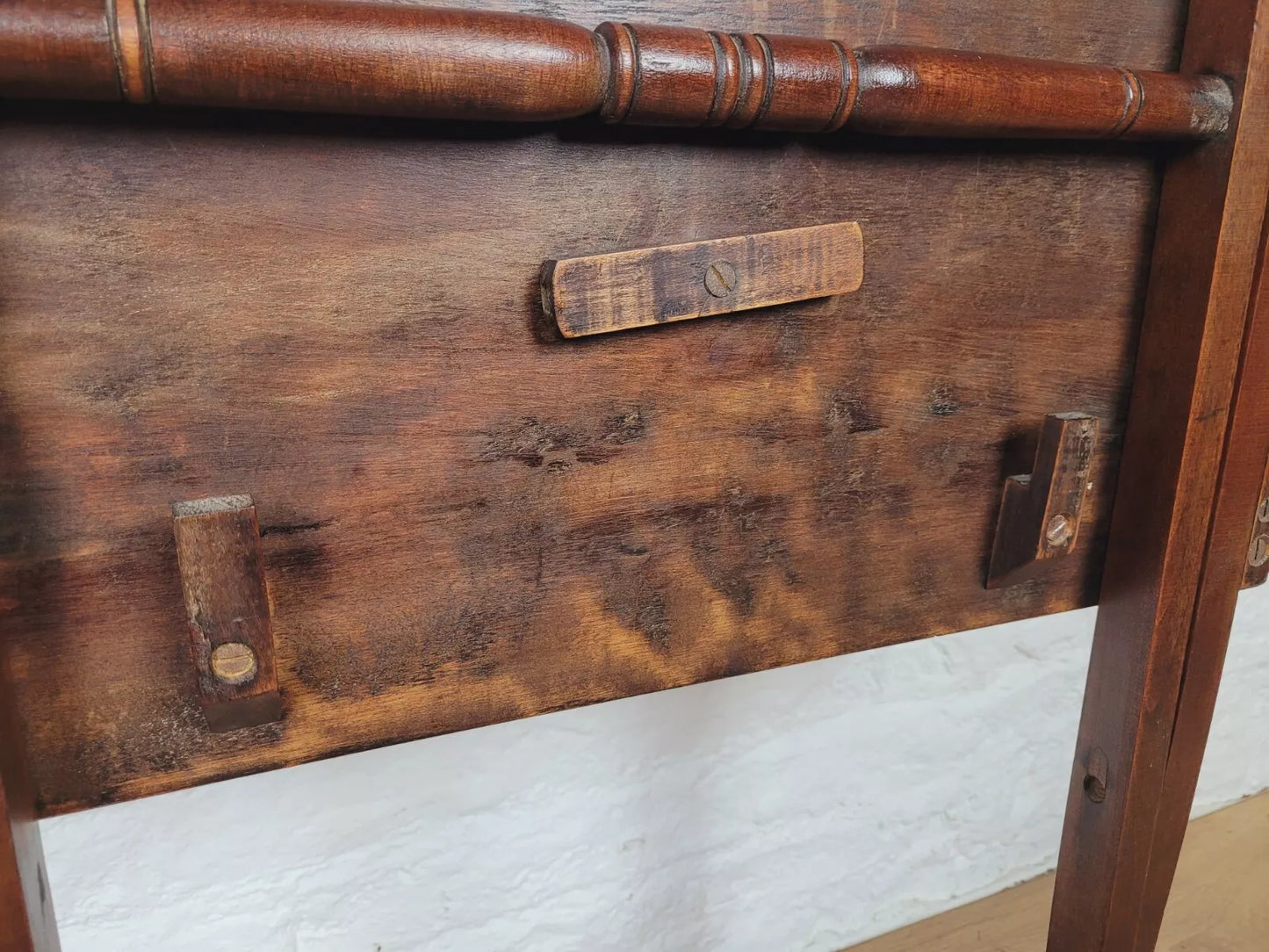 Victorian Folding Side Table Rectangular Mahogany Postage Available