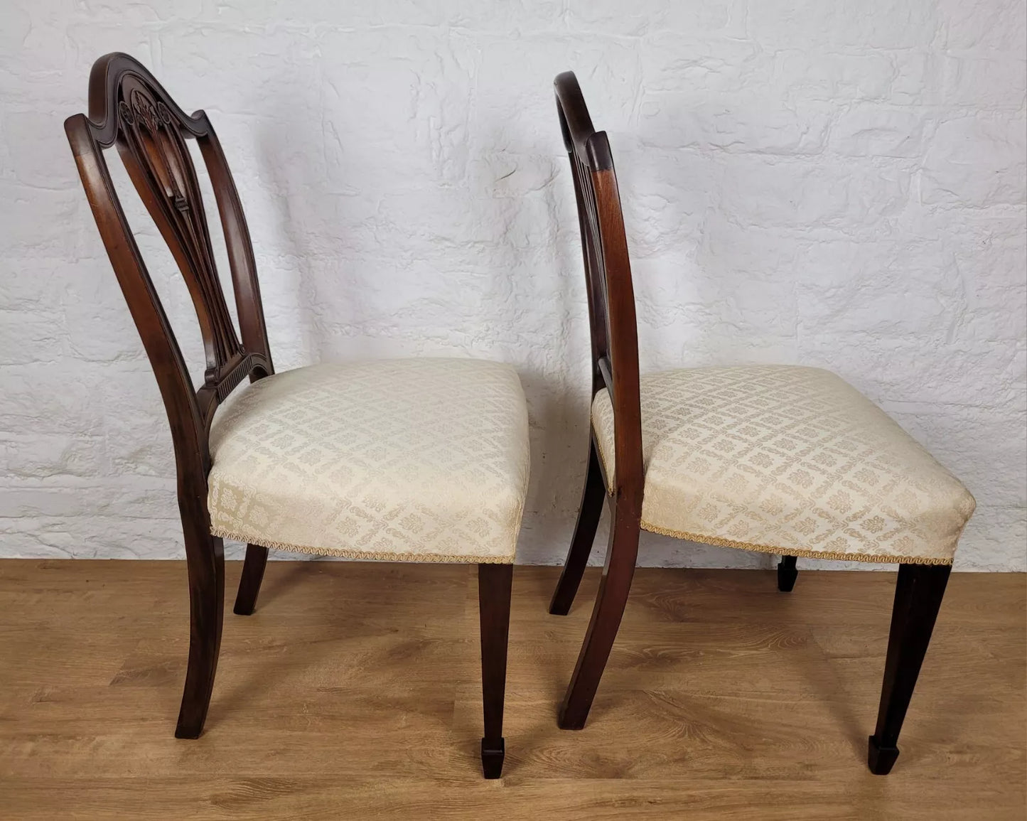 Edwardian Wheatsheaf Dining Chairs Marsh, Jones, Cribbs & Co. Postage Available