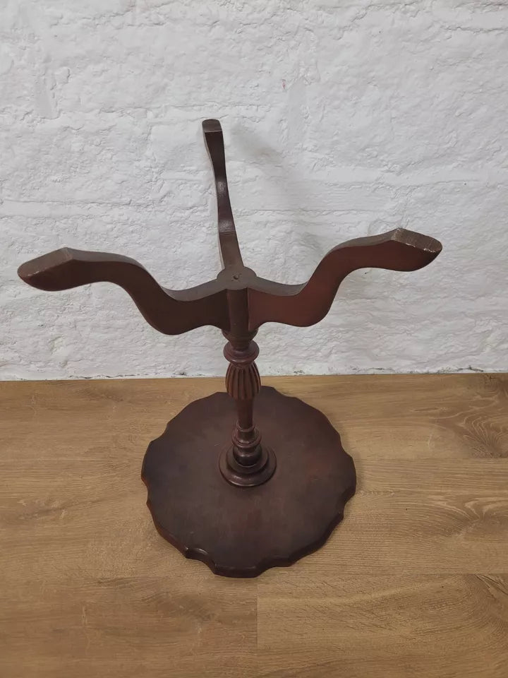 Tripod Wine Table English Figured Boarder Victorian Style Postage Available