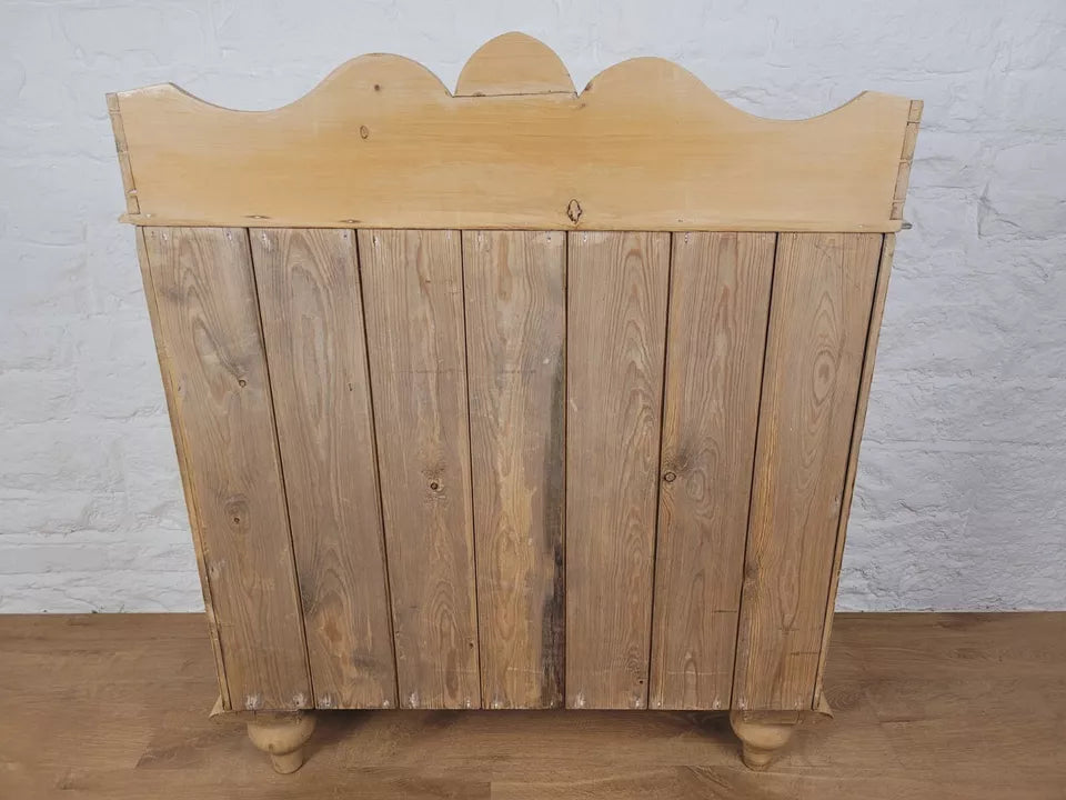 Country Chest Of Drawers Pine Gallery Brass Handles Vintage Delivery Available