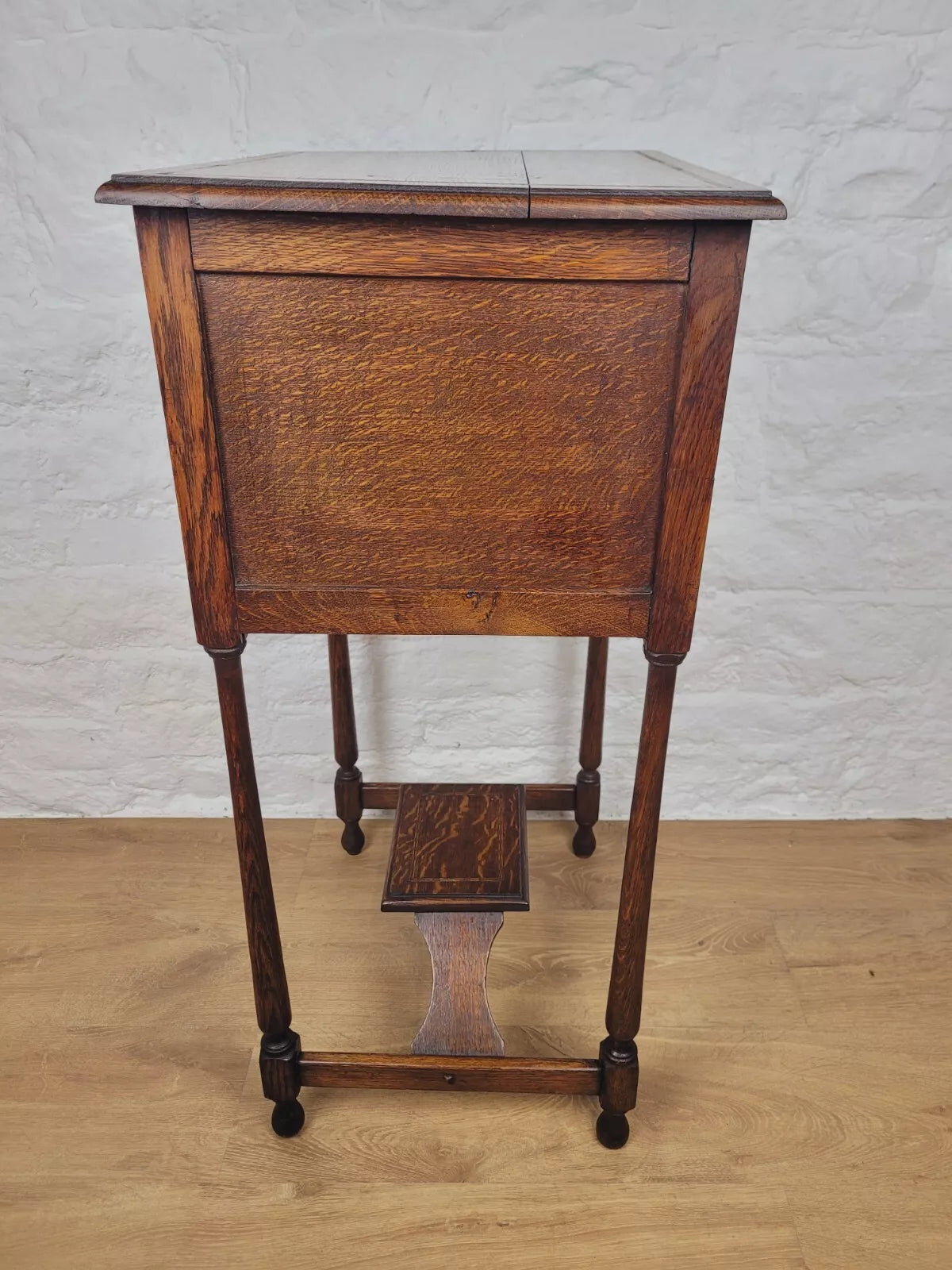 Edwardian Collectors Cabinet Inlaid Oak Graduating Drawers Delivery Available