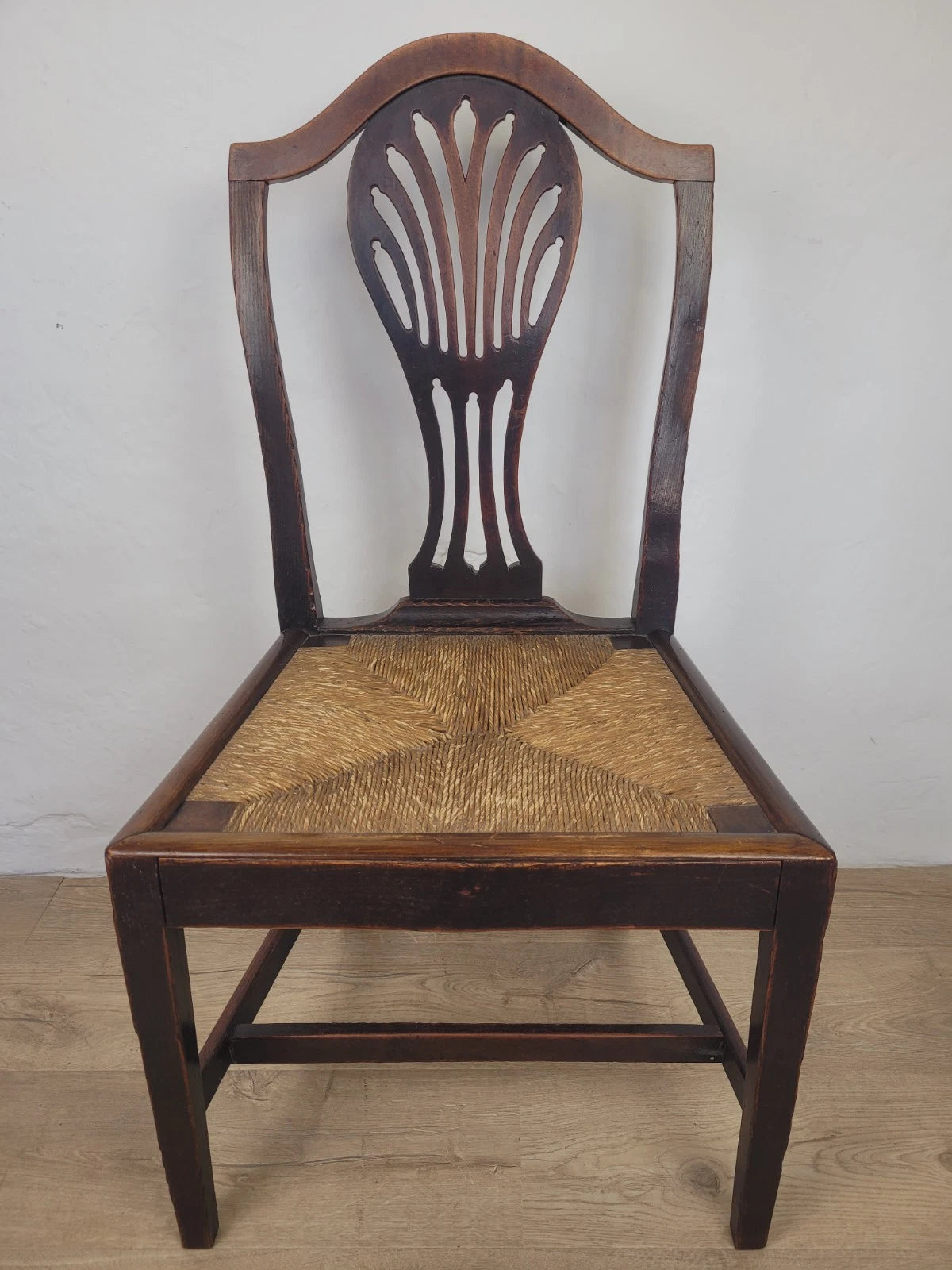 Country Side Chair Cane Pierced Back Antique 19th Century Postage Available