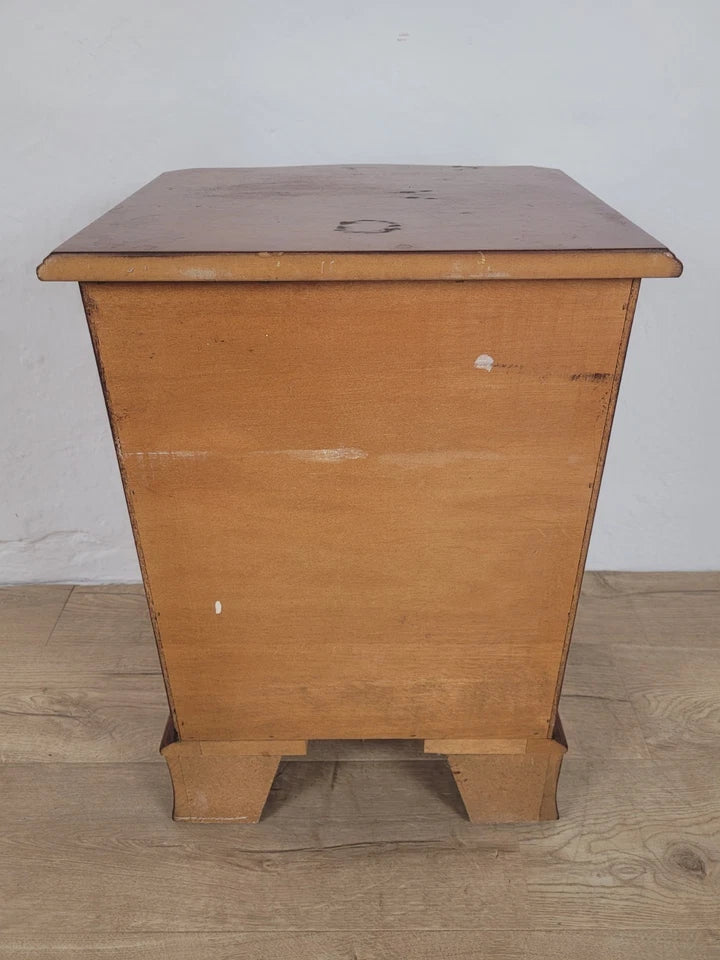 Walnut Chest of Drawers Serpentine Drawers Vintage Postage Available