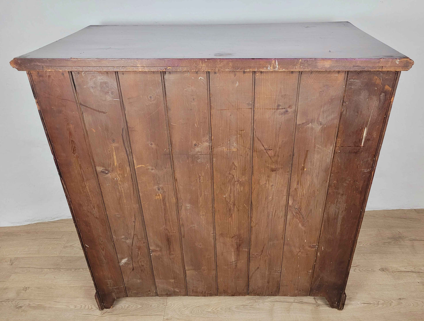 Victorian Chest of Drawers 2 Over 3 19thC Bun Handles Delivery Available