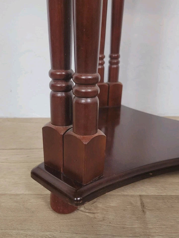 Vintage Occasional Table Circular Regency Style Drawer Postage Available