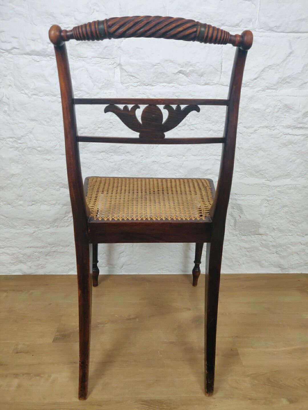 Bergere Seated Carved Chair Country Floral Metal Victorian Postage Available