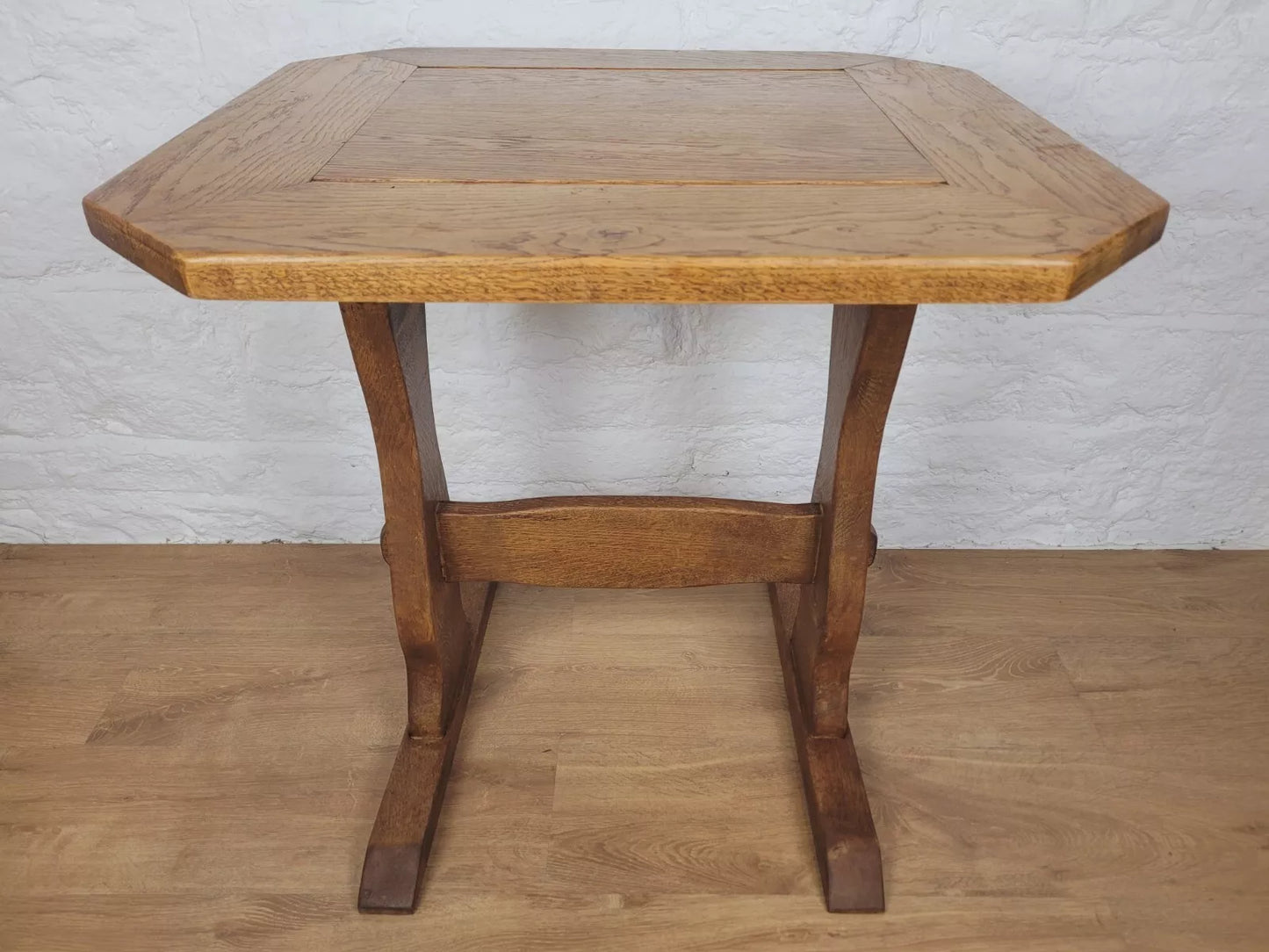 Vintage Oak Refectory Table Country Yorkshire Mid 20th Century Postage Available