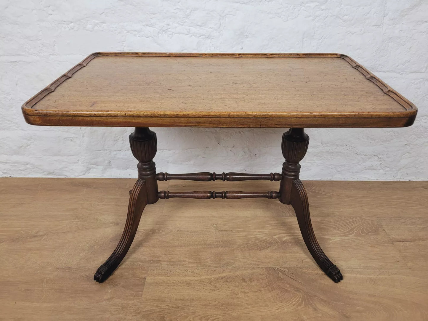 Oak Occasional Coffee Table Vintage Figured Postage Available