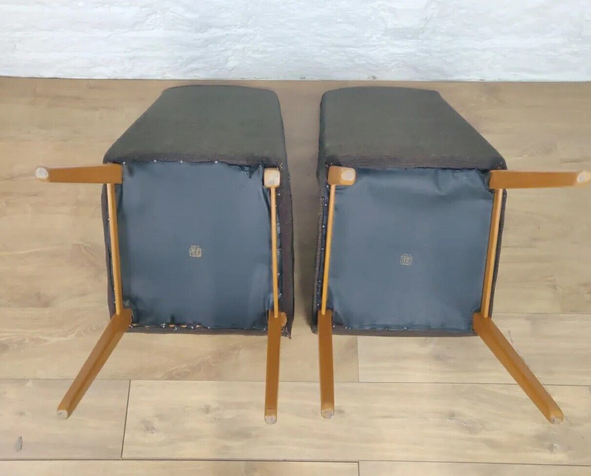 Original Ercol Dining Chairs Vintage Padded Mid Century Modern Postage Available