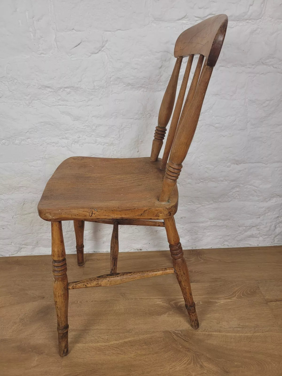 Pine Kitchen Chairs Country Pair Farmhouse Vintage Postage Available