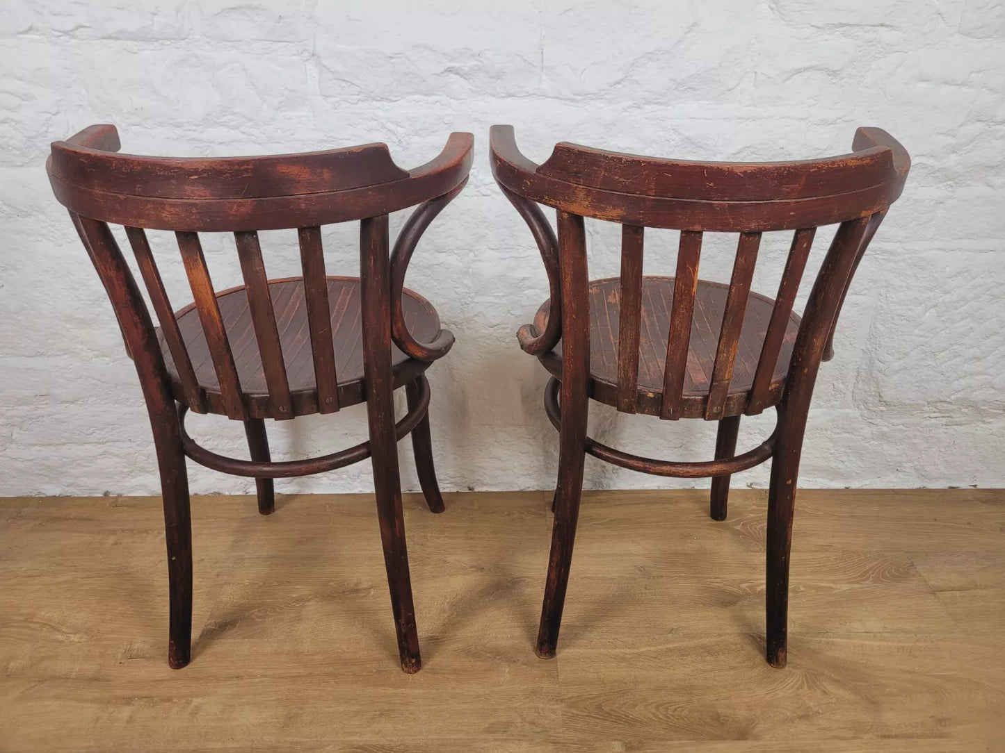 Bentwood Elbow Chair Cafe Bistro Pair Vintage Postage Available