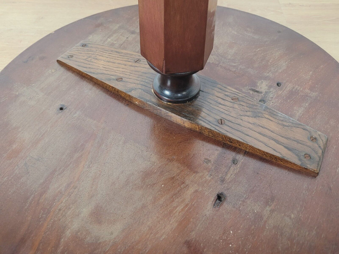 Pedestal Table Mahogany Circular 19th Century Postage Available