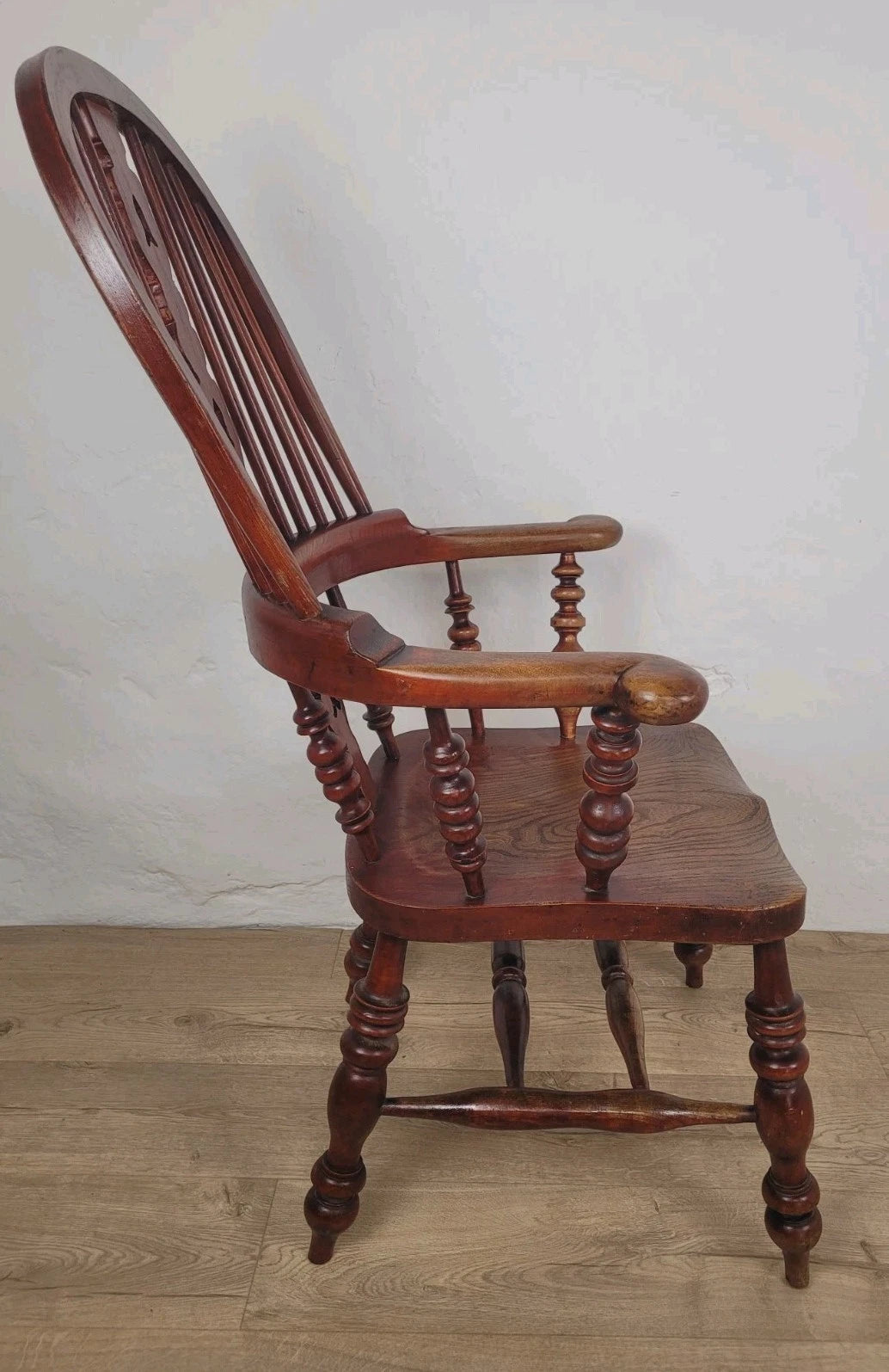 Victorian Windsor Armchair High Back 19th Century Farmhouse Delivery Available