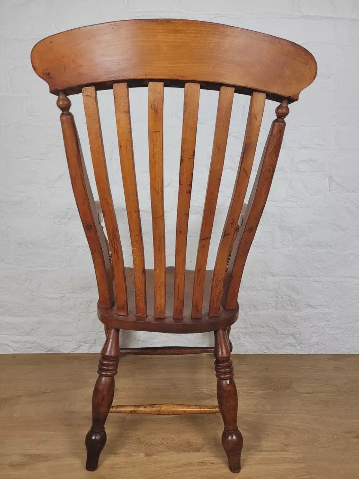 Farmhouse Kitchen Armchair Victorian Country Walnut C19th Delivery Available