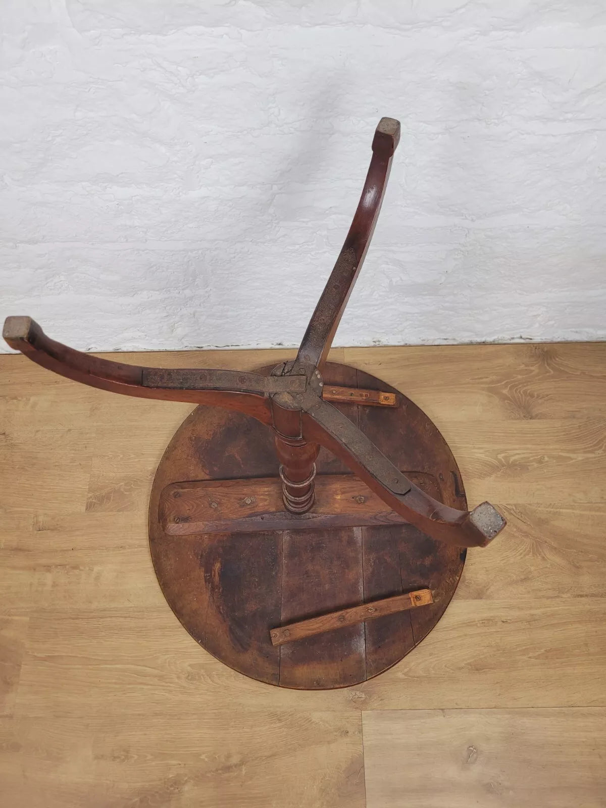 Georgian Tripod Side Table English Circular c.1800 Mahogany Postage Available