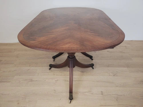 Regency Dining Table Extendable Twin Pedestal 19thC English Delivery Available