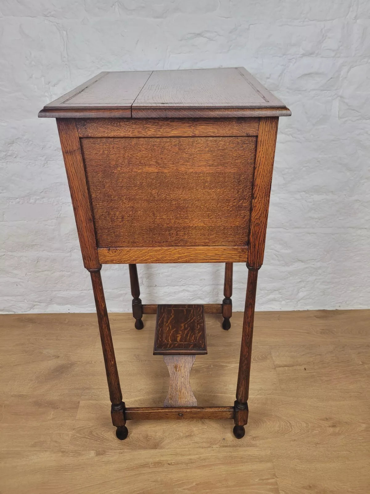 Edwardian Collectors Cabinet Inlaid Oak Graduating Drawers Delivery Available