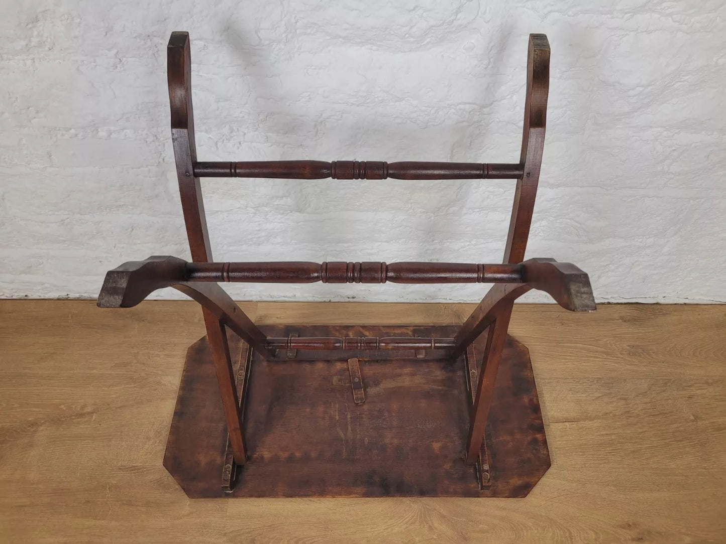 Victorian Folding Side Table Rectangular Mahogany Postage Available