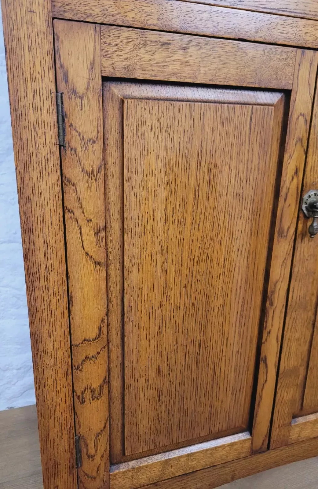 Oak Cupboard Cabinet Blanket Box Early 20th Century Postage Available