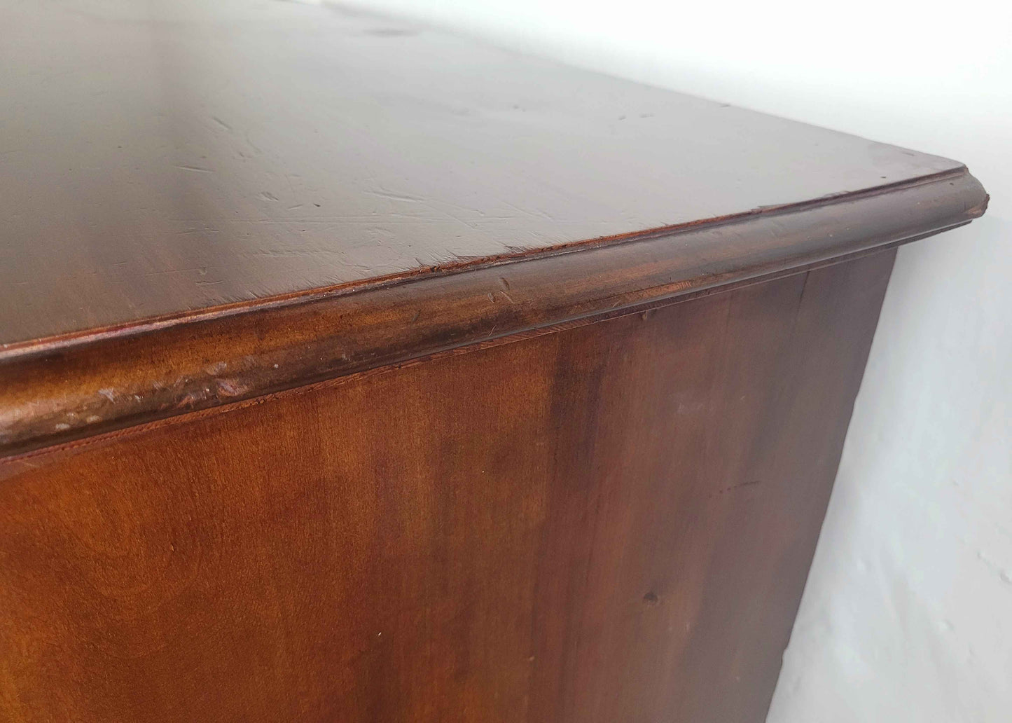 Victorian Chest of Drawers 2 Over 3 19thC Bun Handles Delivery Available