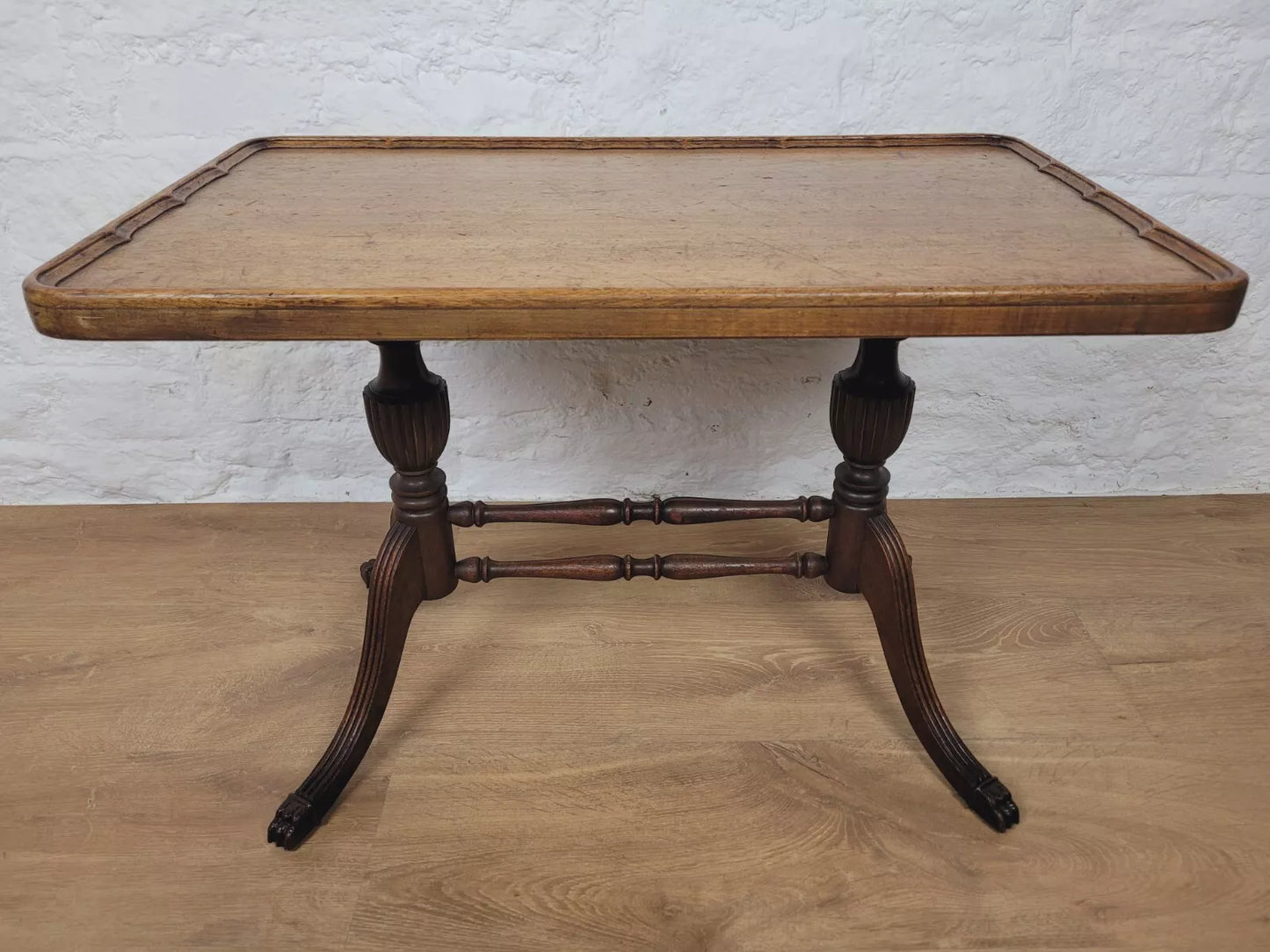 Oak Occasional Coffee Table Vintage Figured Postage Available