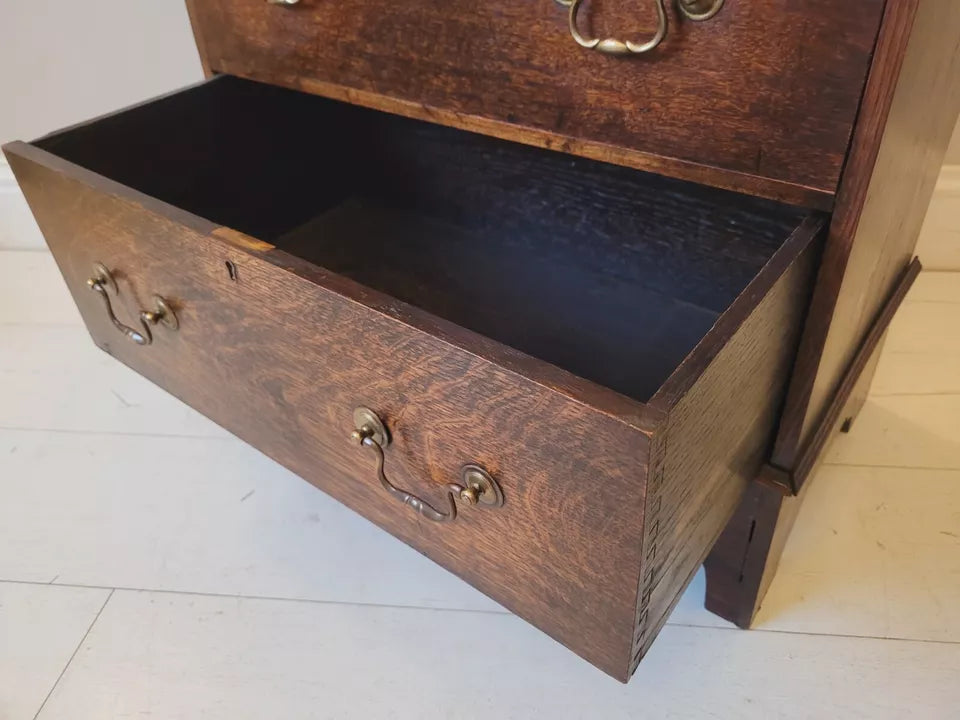 Writing Bureau Desk English Oak Fall Front Antique Country Delivery Available