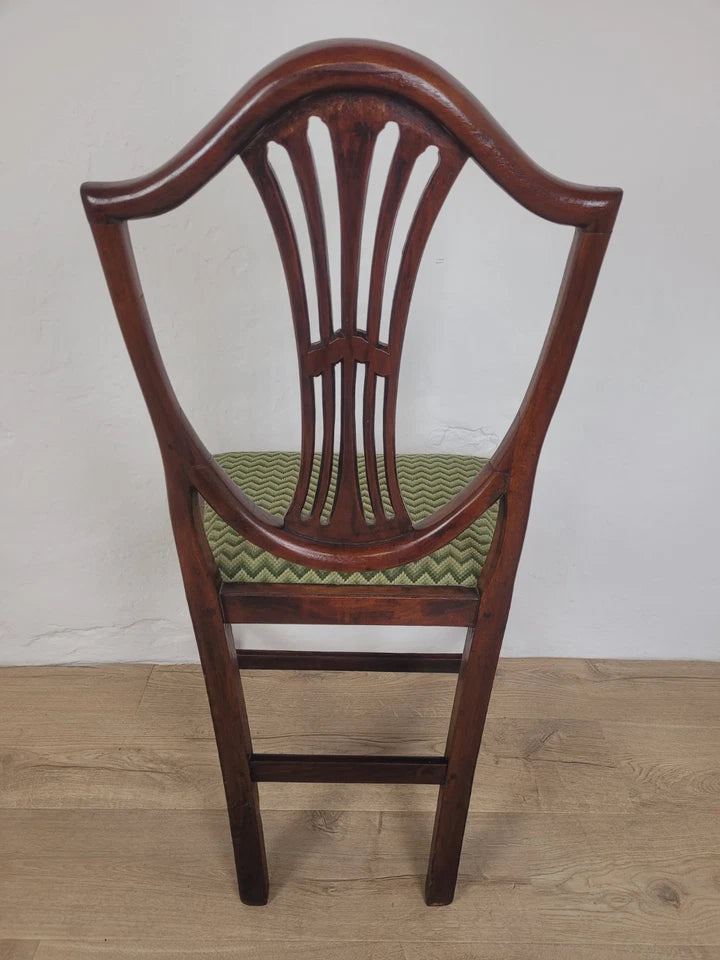 Hepplewhite Style Dining Chair Victorian Carved Shieldback Postage Available