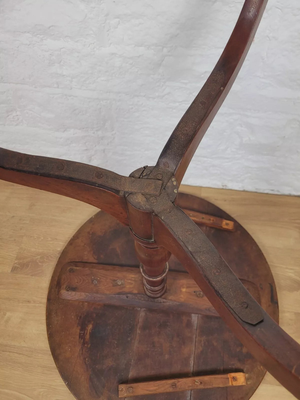 Georgian Tripod Side Table English Circular c.1800 Mahogany Postage Available