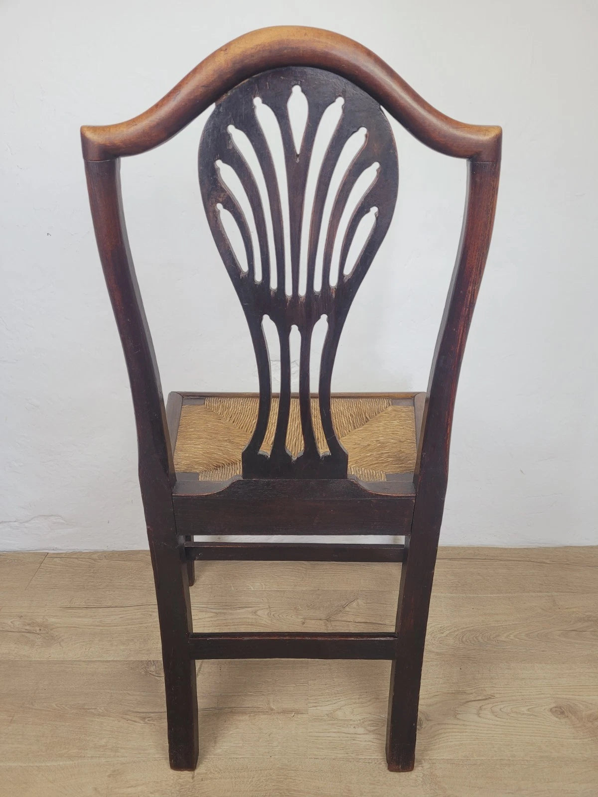 Country Side Chair Cane Pierced Back Antique 19th Century Postage Available