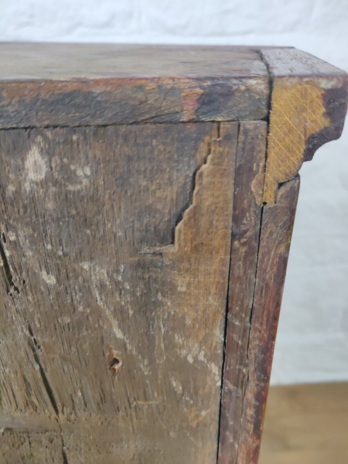 19th Century Corner Cupboard Brass Hinged Panelled Antique Delivery Available