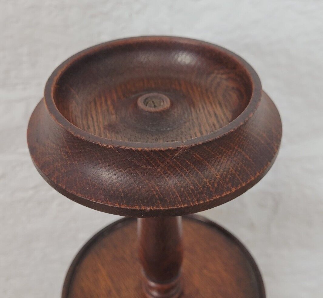 English Smokers Stand Ashtray Shelf Mahogany Victorian Postage Available