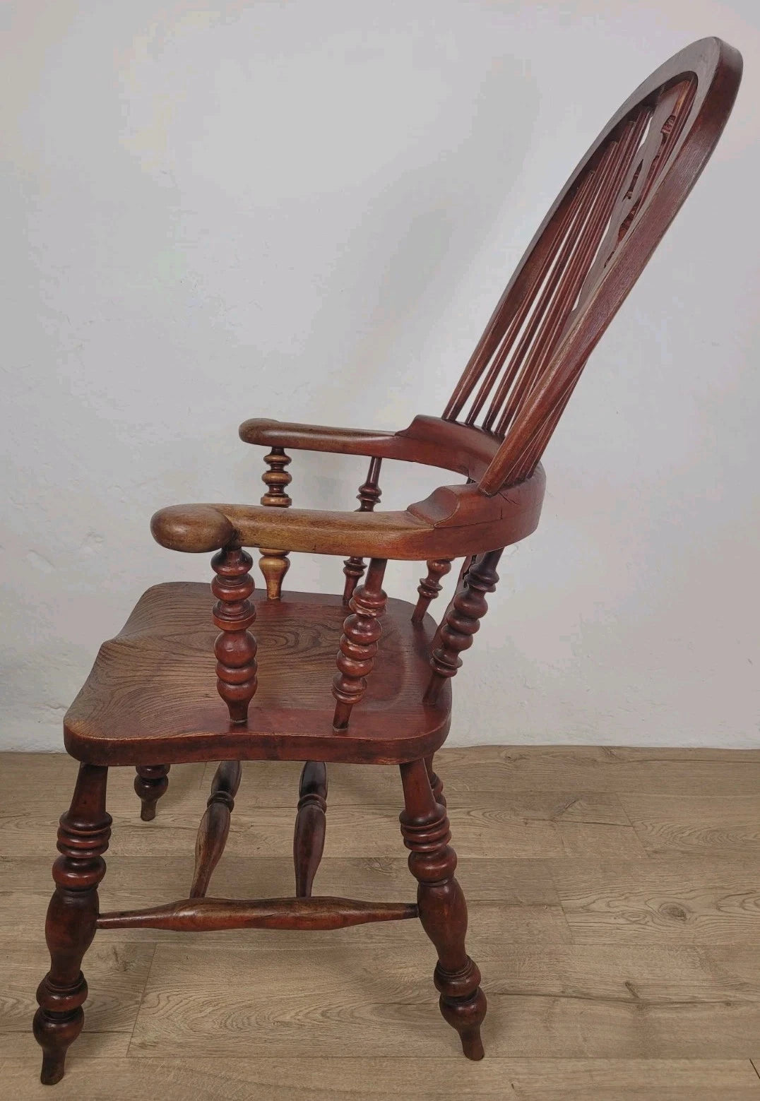 Victorian Windsor Armchair High Back 19th Century Farmhouse Delivery Available