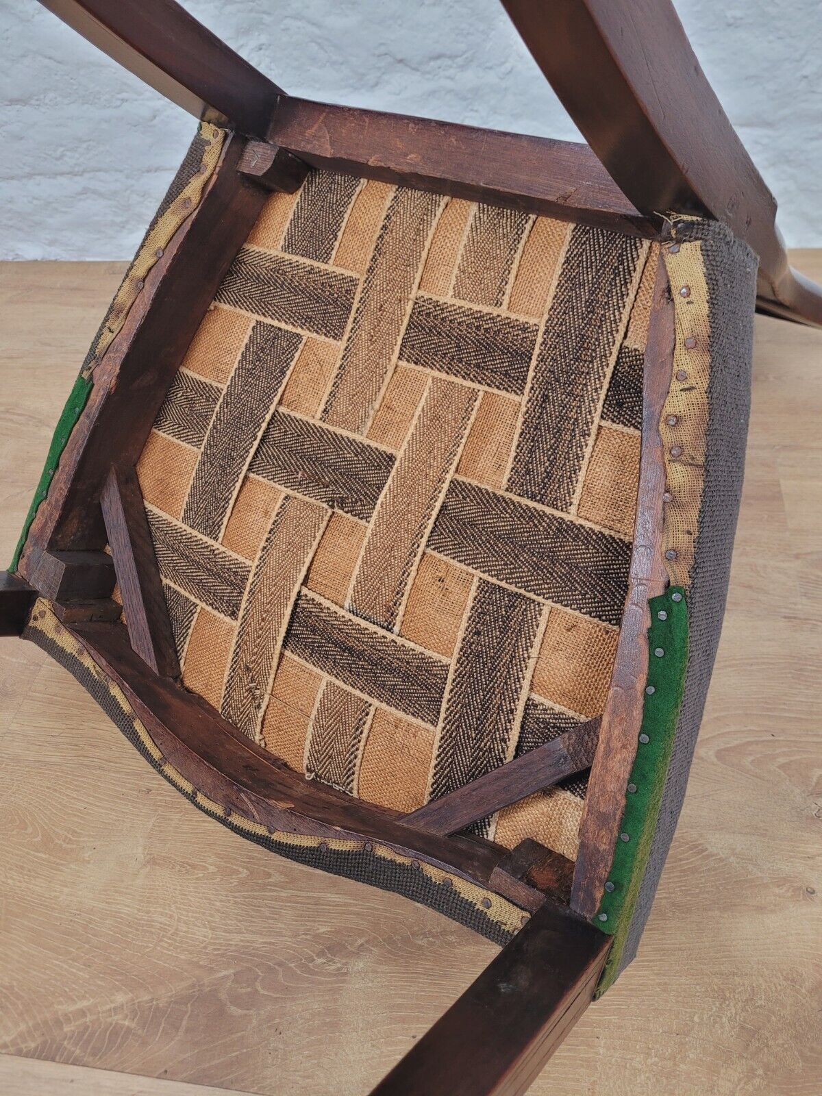 Shield Back Dining Chair Wheat Sheaf Carved Victorian Inlaid Postage Available