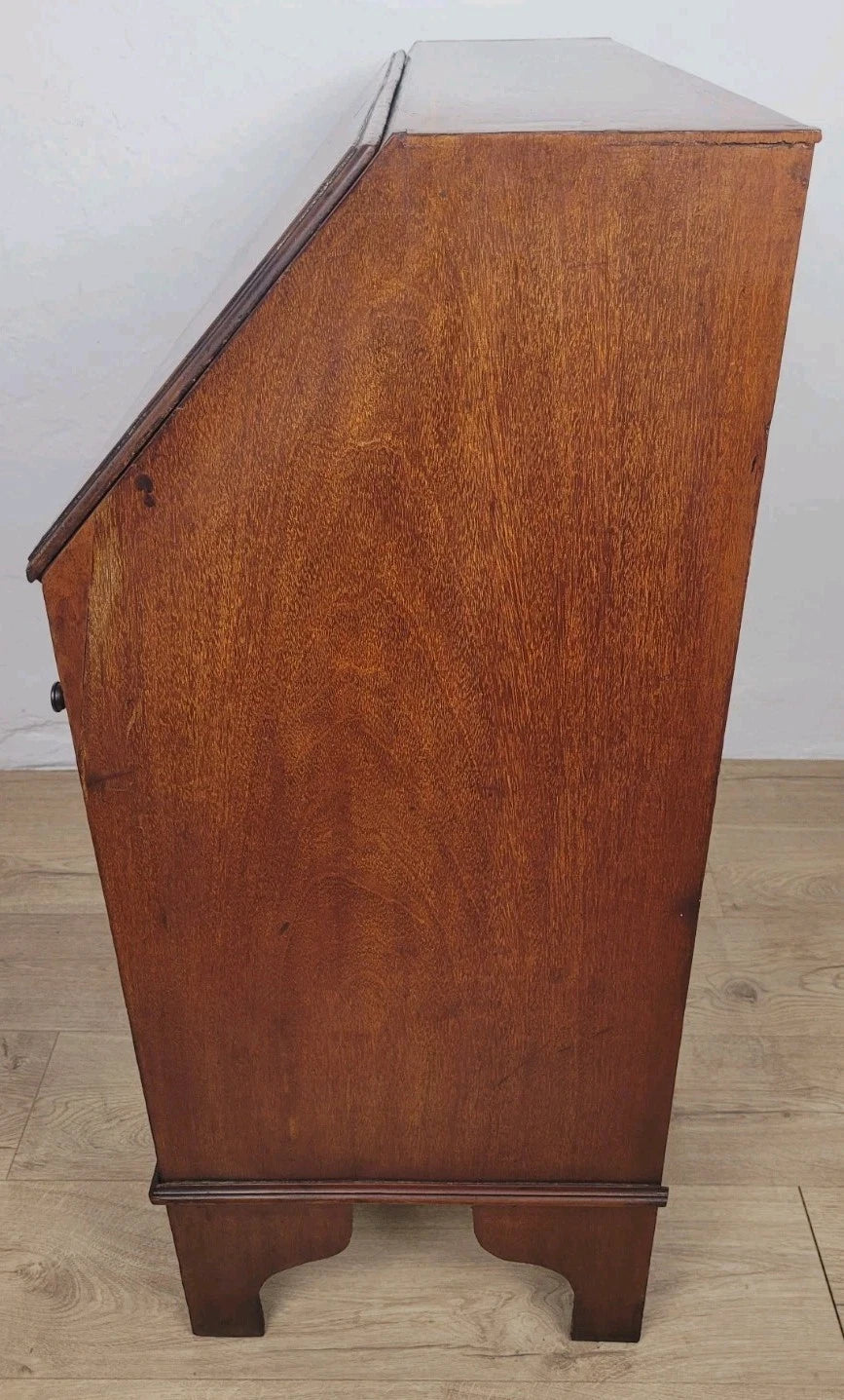 Edwardian Writing Bureau Desk Key & Lock Inlaid Antique 1910 Delivery Available