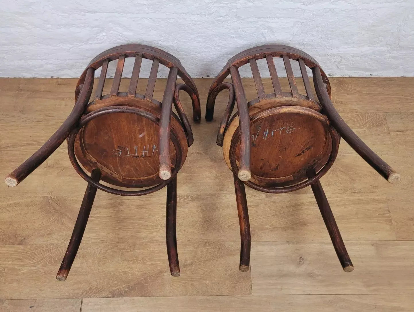 Bentwood Elbow Chair Cafe Bistro Pair Vintage Postage Available