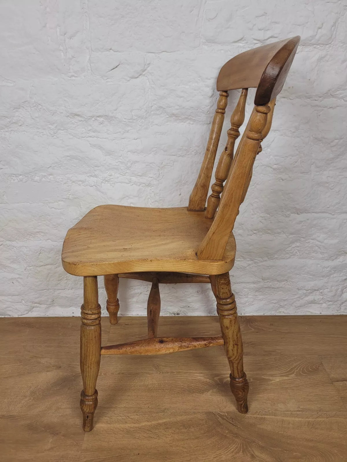 Kitchen Chair Bulls-eye Back Farmhouse Oak Country Postage Available