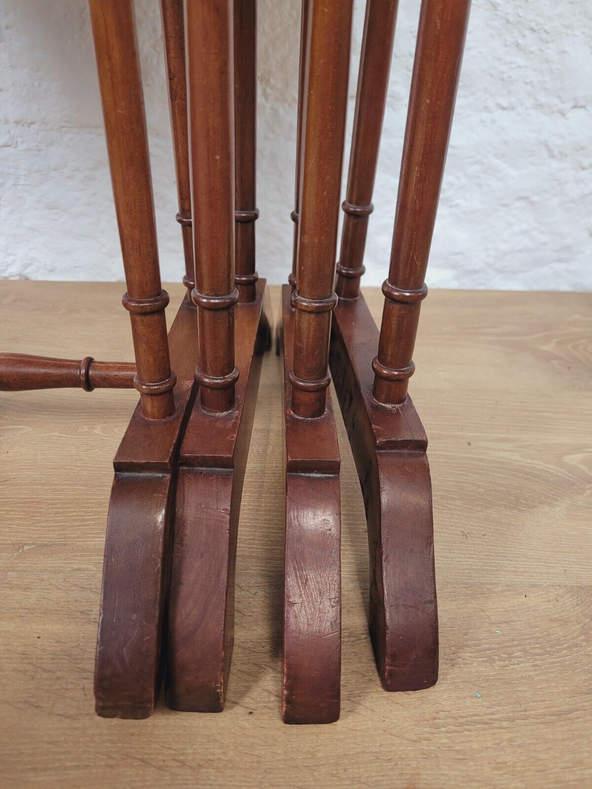 Edwardian Nest of Tables Quartetto Mahogany Rectangular Postage Available