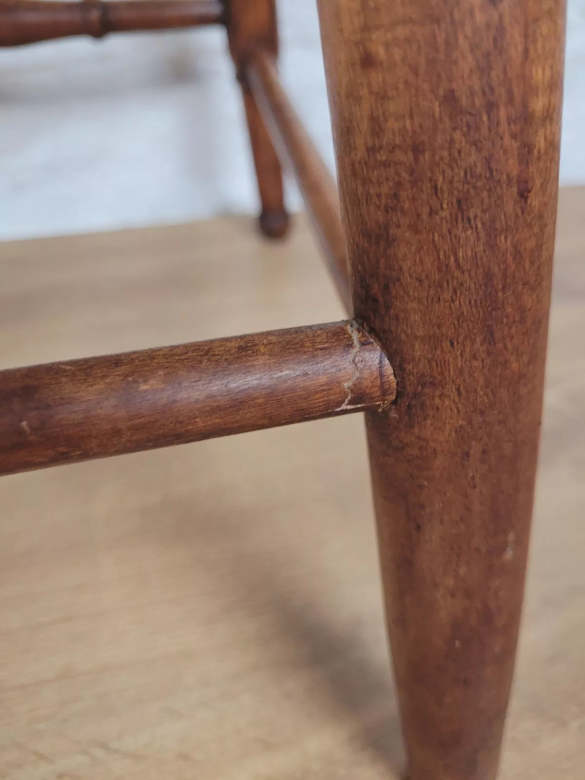 Victorian Windsor Kitchen Chair Oak Spindle Back Country Postage Available