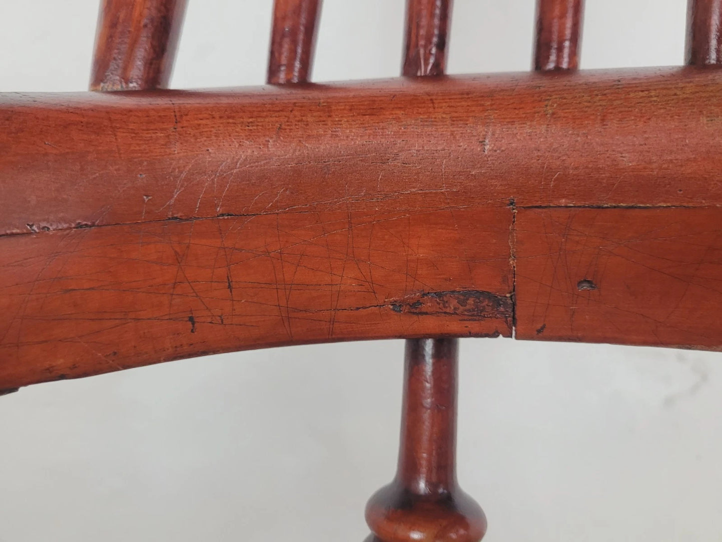 Victorian Windsor Armchair High Back 19th Century Farmhouse Delivery Available