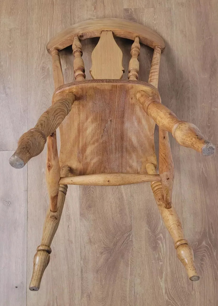 Kitchen Chair Bulls-eye Back Farmhouse Oak Country Postage Available