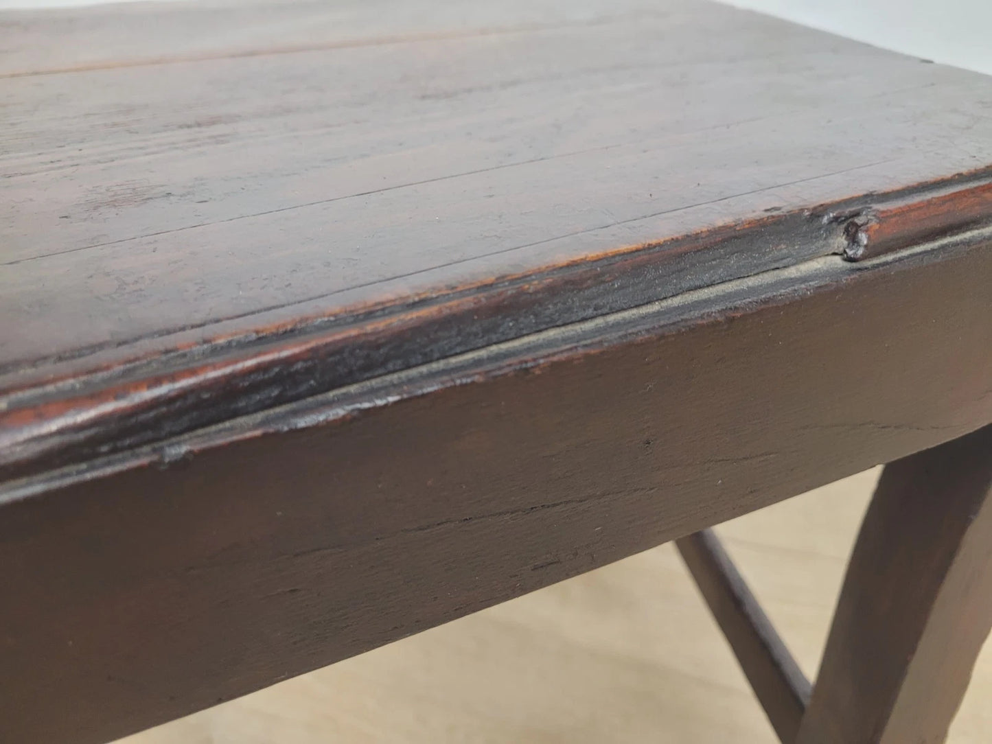 Victorian Kitchen Chair Oak Rail Back 19th Century Antique Postage Available