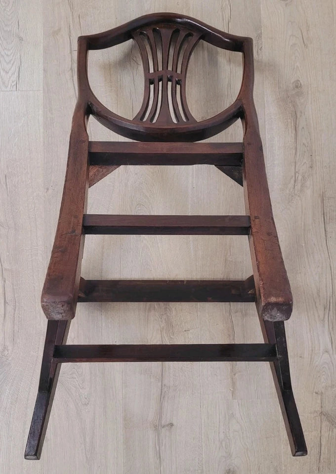 Hepplewhite Style Dining Chair Victorian Carved Shieldback Postage Available