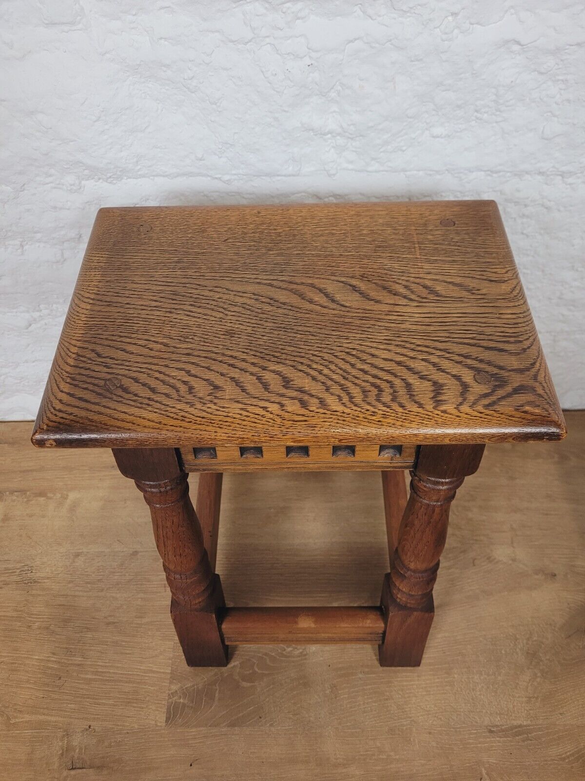 Nest of Tables Oak Carved Country English Rectangular Postage Available