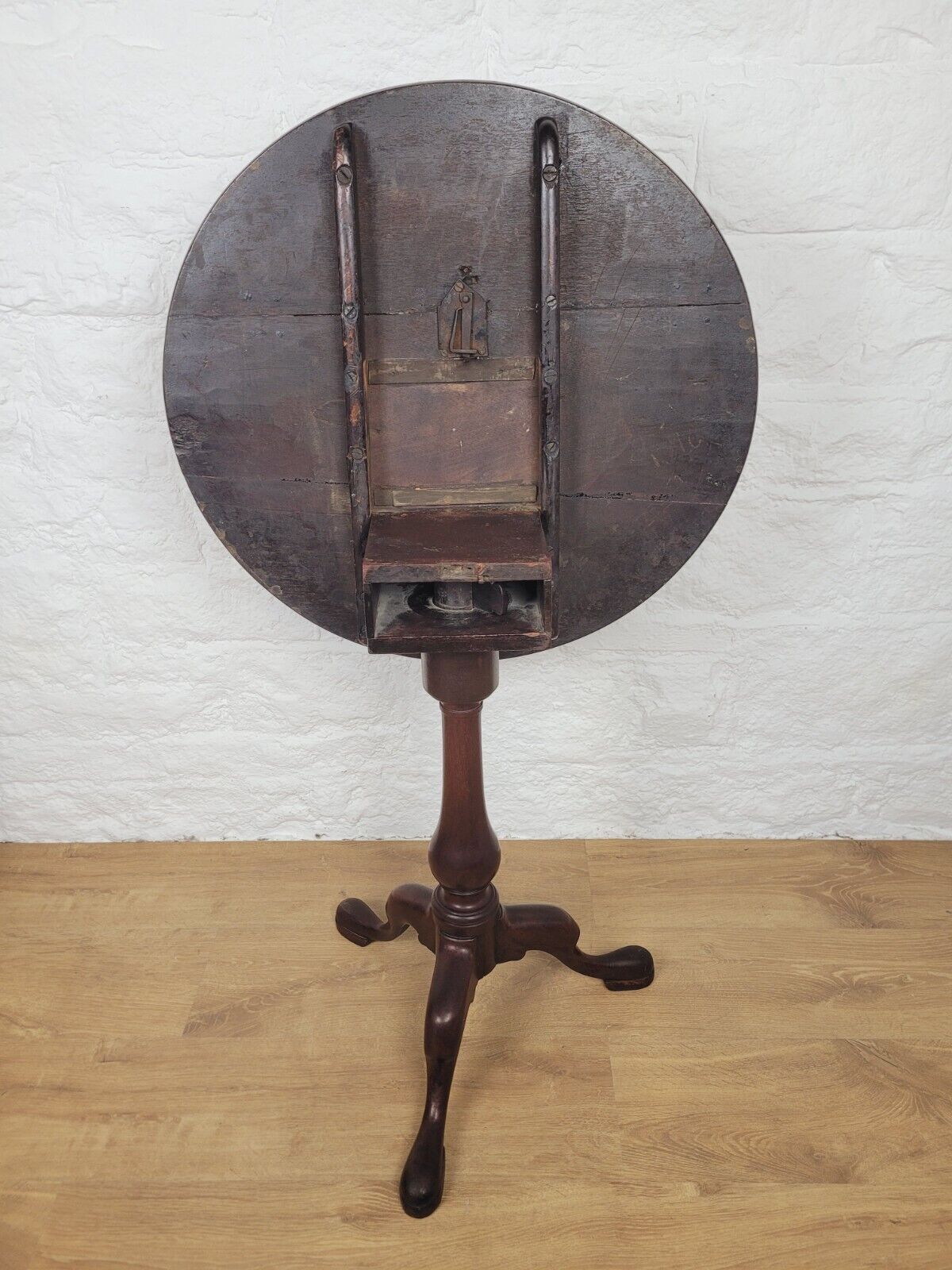 George III Tripod Table C1780 Tilt Top English Birdcage Delivery Available