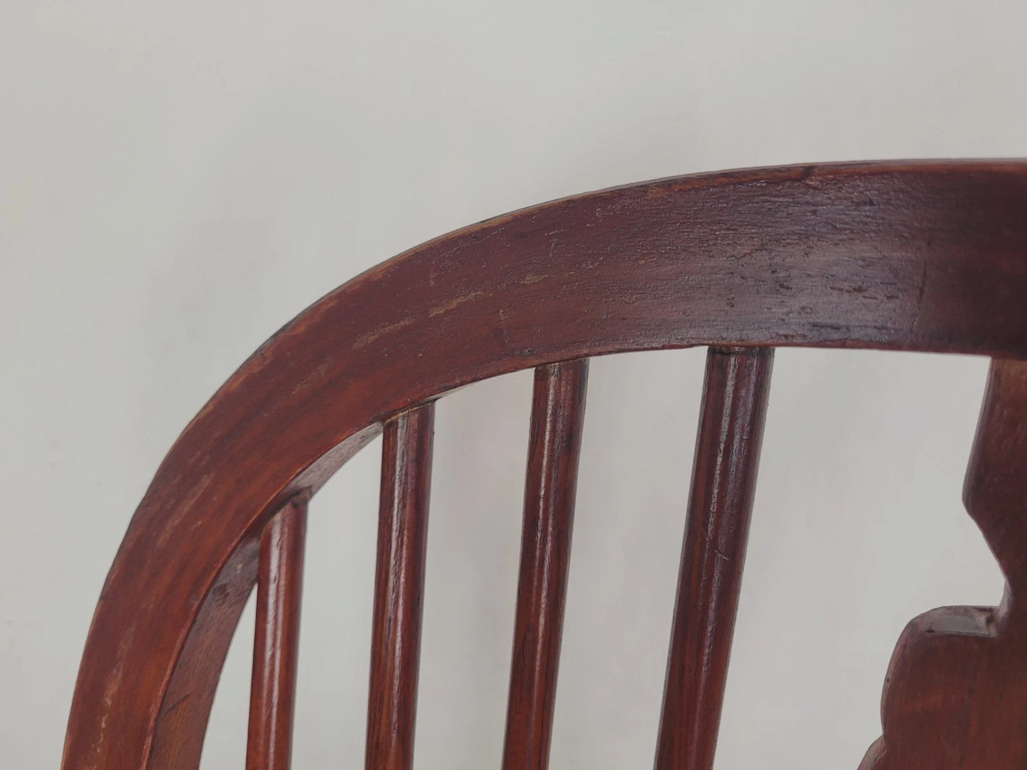 Victorian Windsor Armchair High Back 19th Century Farmhouse Delivery Available