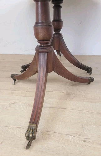 Regency Dining Table Extendable Twin Pedestal 19thC English Delivery Available