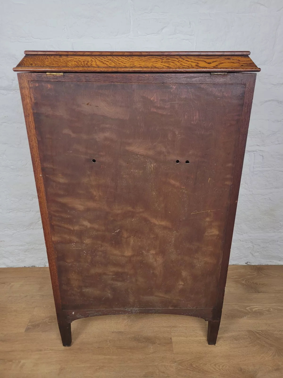 Oak Cupboard Cabinet Blanket Box Early 20th Century Postage Available