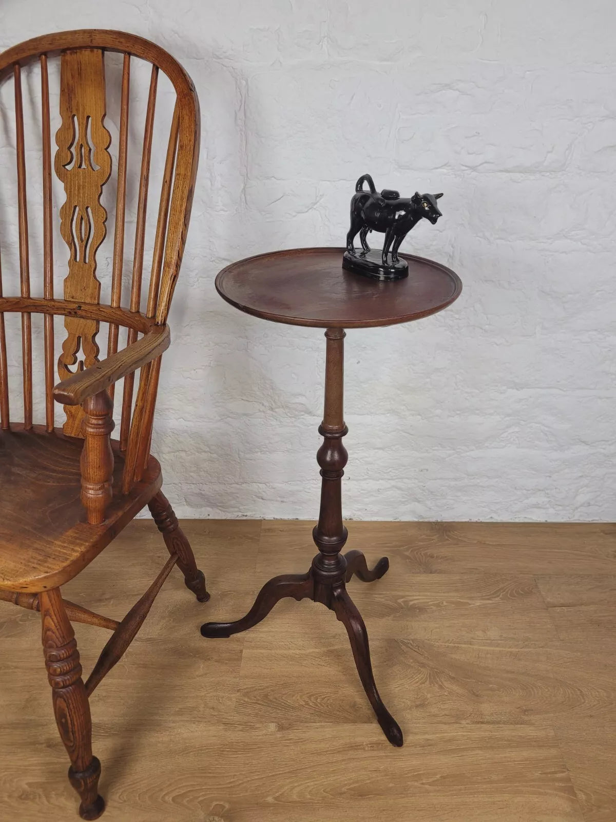 Edwardian Tripod Wine Table C1910 English Mahogany Postage Available