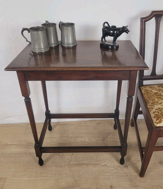 Victorian English Side Table Hall Table Country 19thC Postage Available